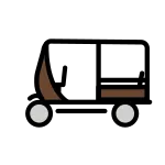 Auto Rickshaw SVG Icon